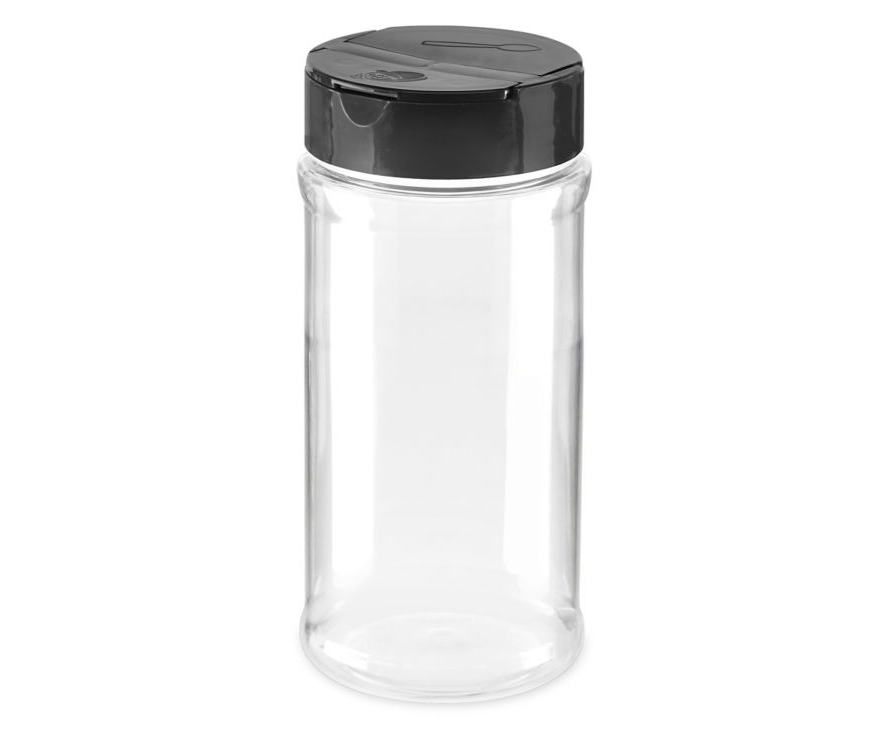 Set of 14 Pcs Empty Plastic Spice Bottles for Storing Barbecue